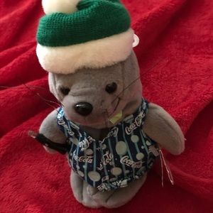 COLLECTIBLE COCA-COLA BRAND BEAN BAG PLUSH TOY
